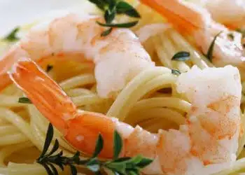 Spaghetti gamberoni rosmarino