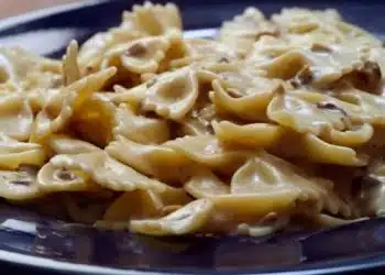 pasta funghi e brie