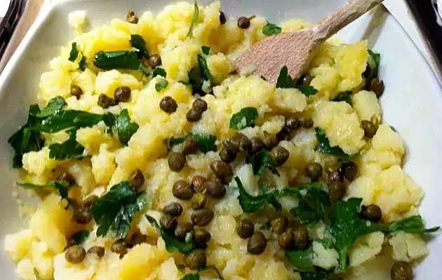 patate lesse e capperi