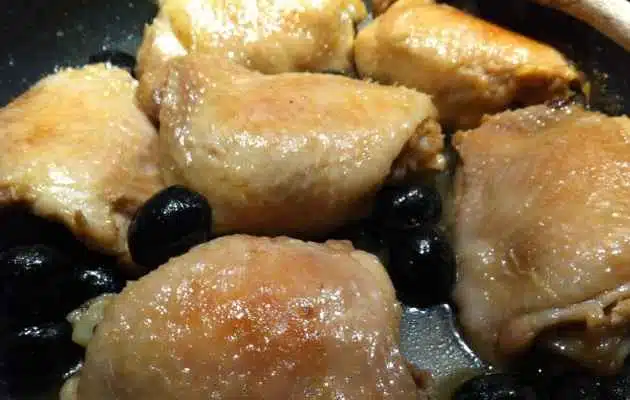 pollo al vino bianco