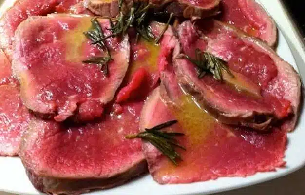 roast beef al rosmarino