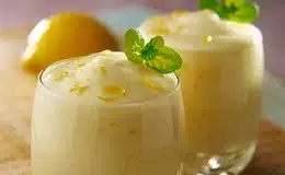mousse di limone alla menta