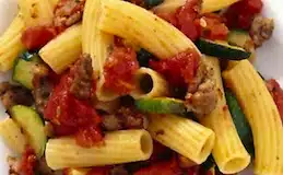 pasta zucchine salsicce