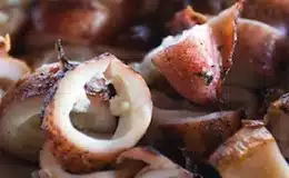 calamari alla griglia in insalata