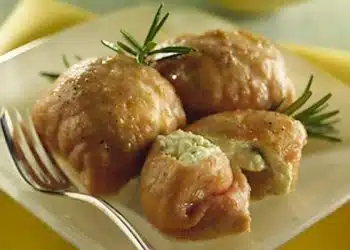 involtini al formaggio caprino