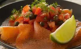carpaccio di salmone