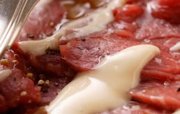 carpaccio manzo -maionese