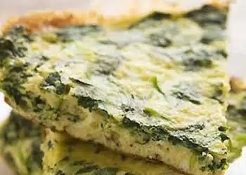 Frittata con spinaci
