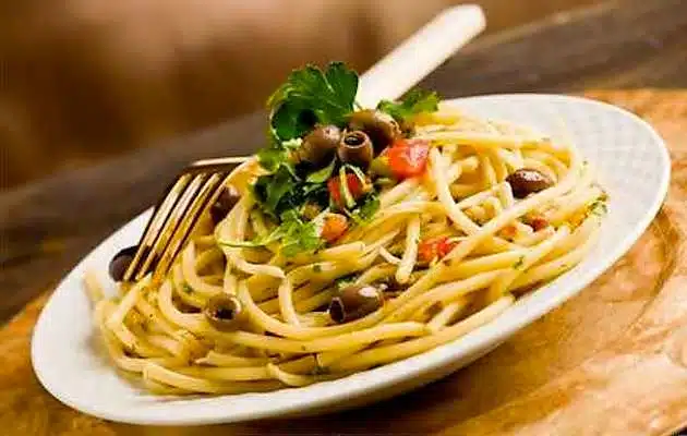 Spaghetti con le olive