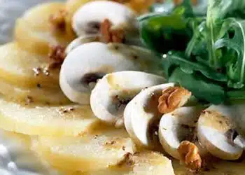 Carpaccio funghi e patate