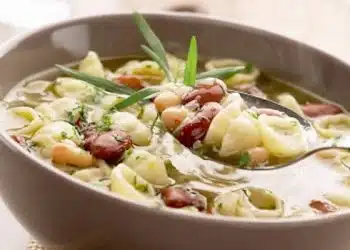 Pasta e fagioli in bianco