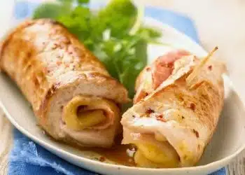 Involtini di vitello scamorza e prosciutto