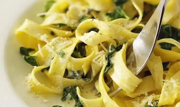 Tagliatelle spinaci e burro