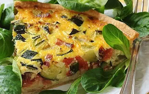 torta salata zucchine prosciutto