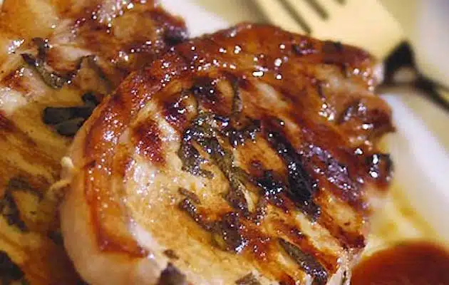 Braciole di maiale al vino rosso