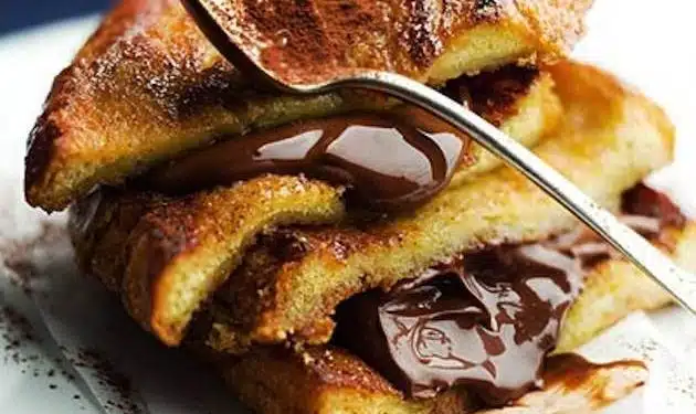 French toast con la nutella