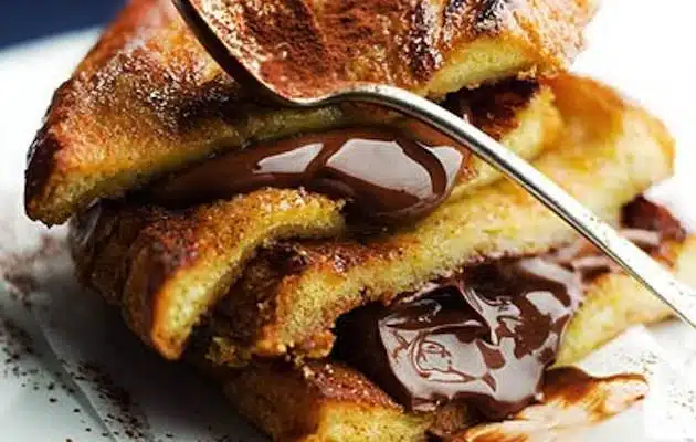 French toast con la nutella