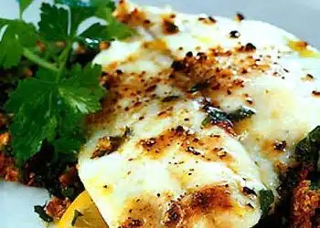 filetti di platessa con acciughe e prezzemolo