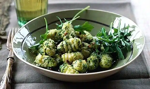gnocchi rucola e pecorino