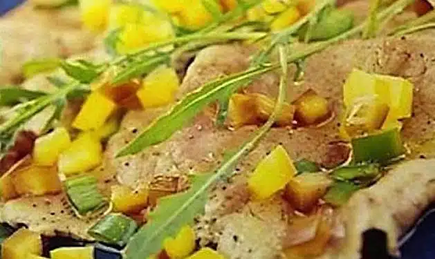 carpaccio di manzo caldo