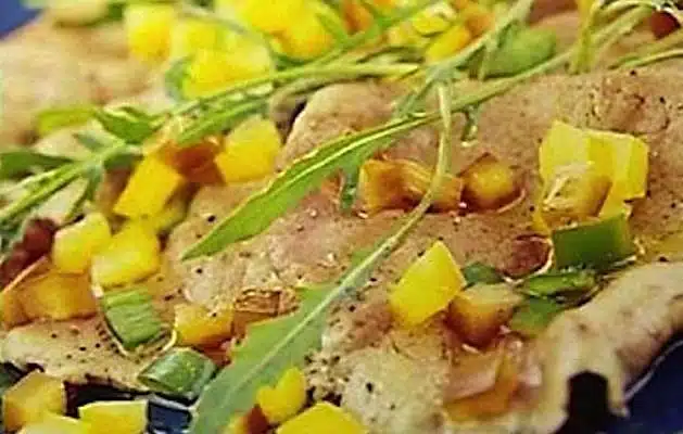 carpaccio di manzo caldo