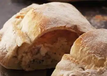 calzone al forno ricotta e salame