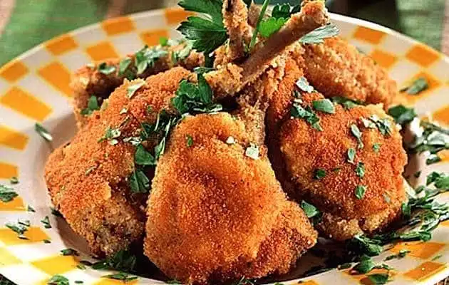 cotolette di agnello fritte
