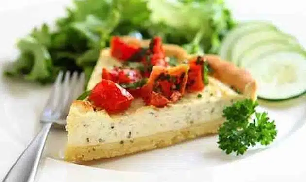 torta salata ricotta pomodorini