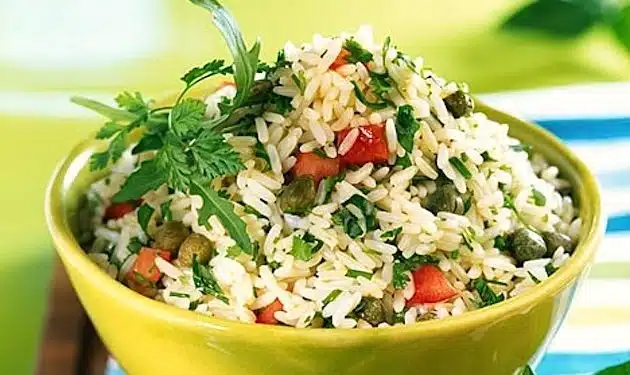 insalata di riso alle erbe