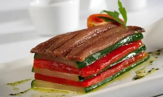 Tortino di zucchine e peperoni