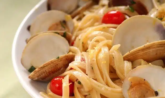 Linguine vongole e limone
