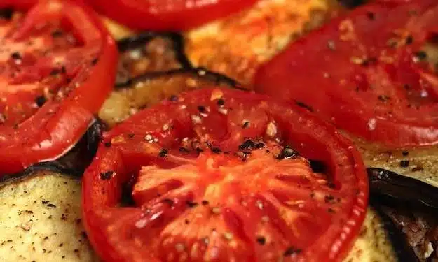 melanzane pomodori al forno