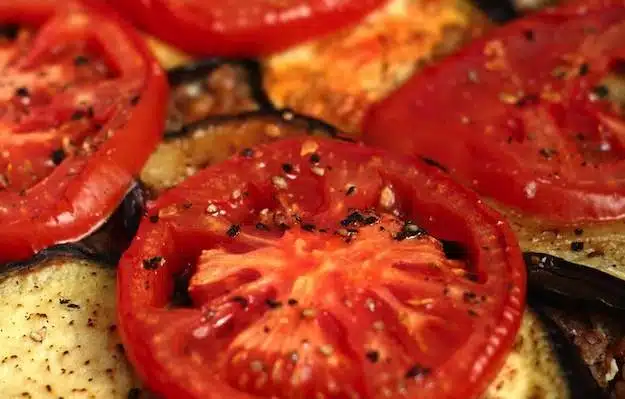 melanzane pomodori al forno