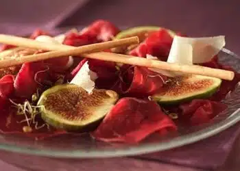 carpaccio bresaola fichi freschi