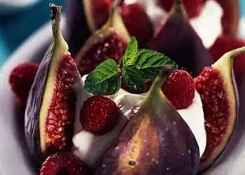 fichi panna e lampone
