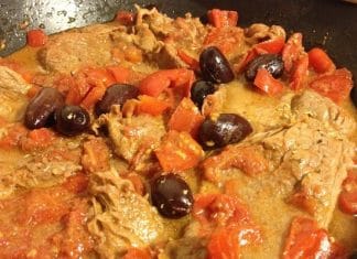 Carne alla pizzaiola con olive senza aglio carne ala pizzaiola con olive