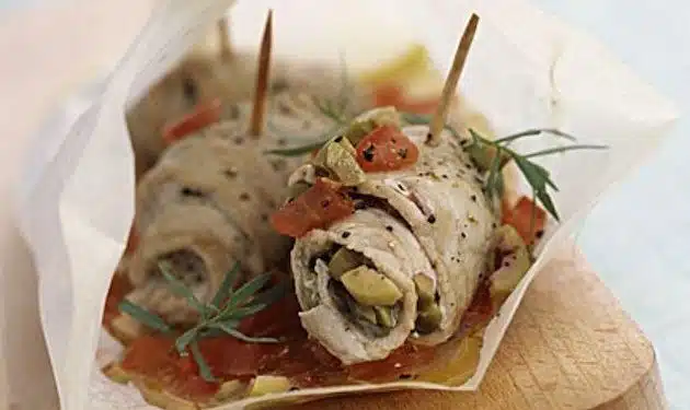 involtini carne cartoccio