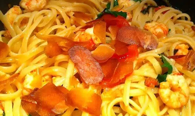 linguine gamberi bottarga