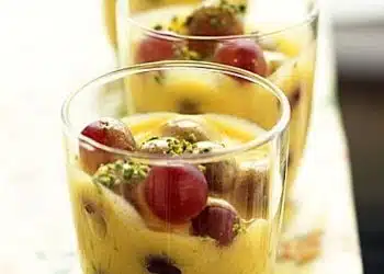 zabaione uva pistacchi