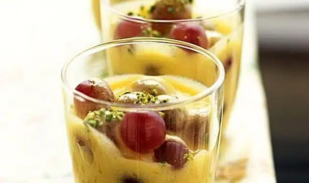 zabaione uva pistacchi