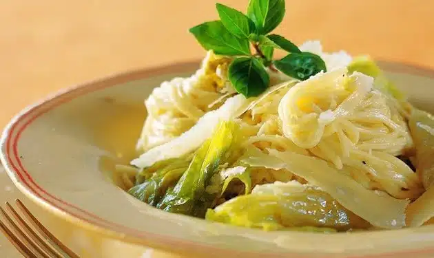 pasta lattuga e grana
