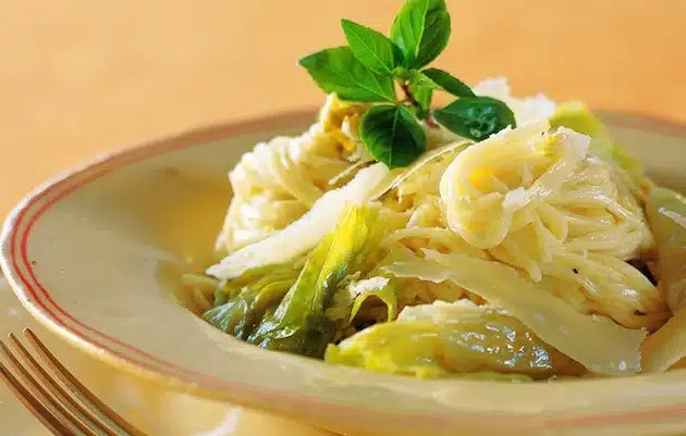 pasta lattuga e grana