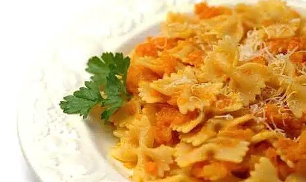 pasta zucca e mascarpone