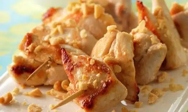 spiedini di pollo croccanti