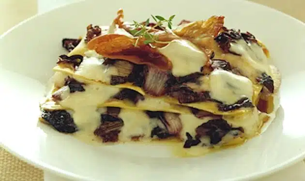 lasagne radicchio taleggio