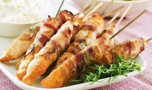 Involtini salmone e speck