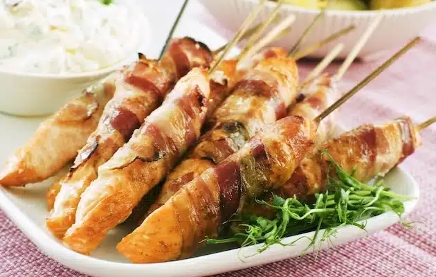 Involtini salmone e speck