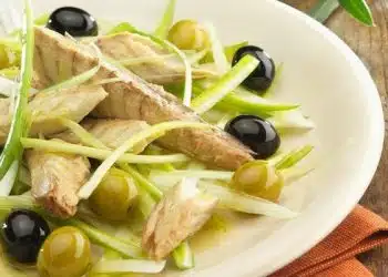 antipasto veloce sgombri e olive