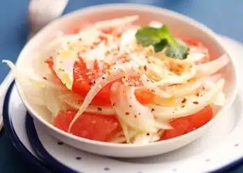 insalata di finocchi e pompelmo