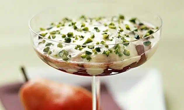 dessert di pere